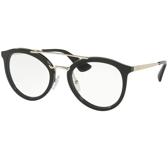 Prada Accessories - Prada Eyeglasses Black w/Demo Customisable Lens